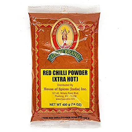 Red Chilli Powder Extra Hot - 400 g - Laxmi