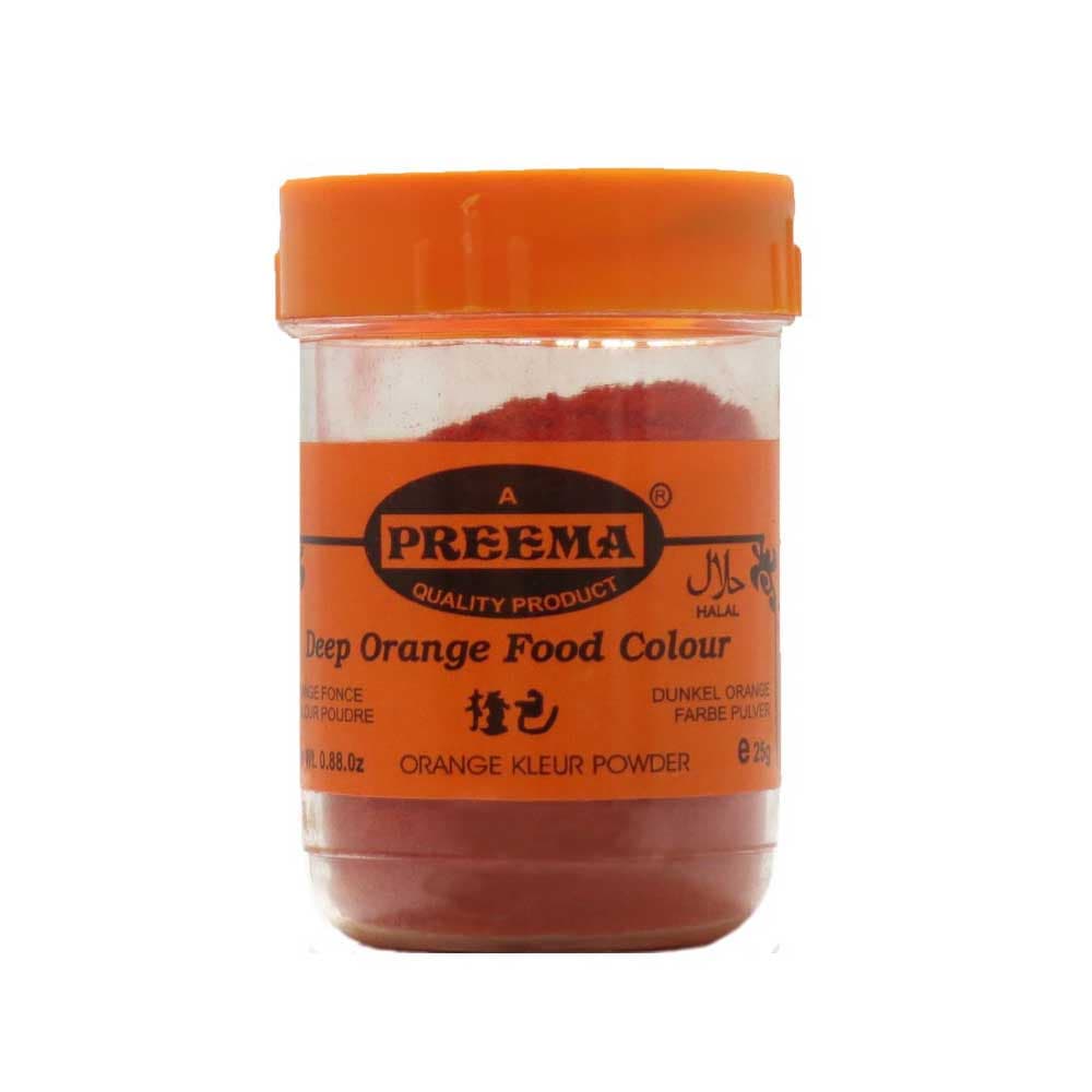 Orange Food Color - 25 g - Preema