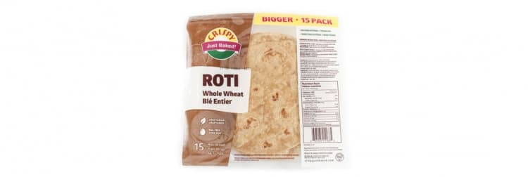 Roti Whole Wheat - 10pcs - Crispy Just Baked