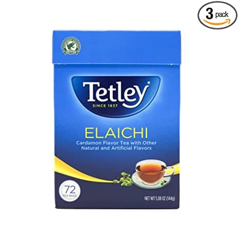 Elaichi (Cardamon) Flavor Tea - 72 bags - Tetley