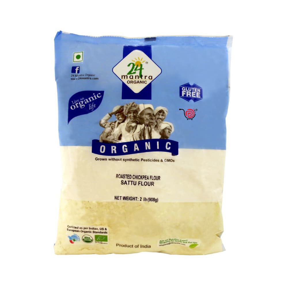 Organic Sattu Flour - 2 lb - 24 Mantra