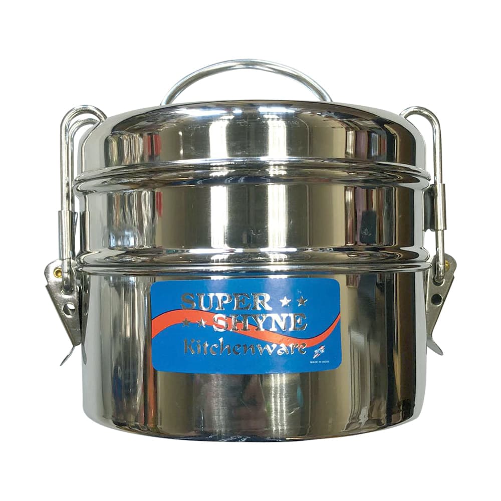 Tiffin Box Steel - 2 parts - Super Shyne