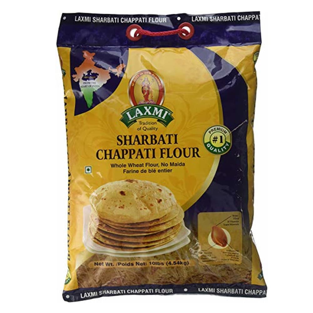 Sharbati Chappati Flour - 4 lb - Laxmi