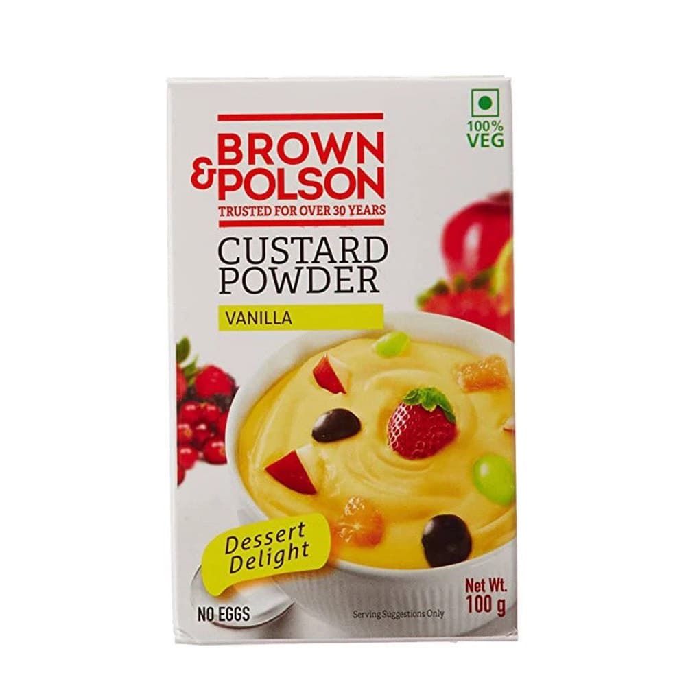 Custard Powder Vanilla - 100 g - Brown & Polson