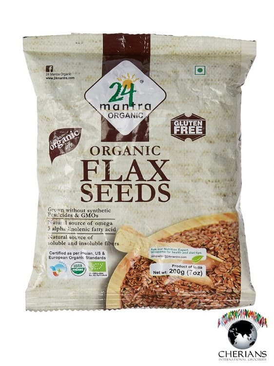 Organic Flax Seed - 200 g - 24 Mantra