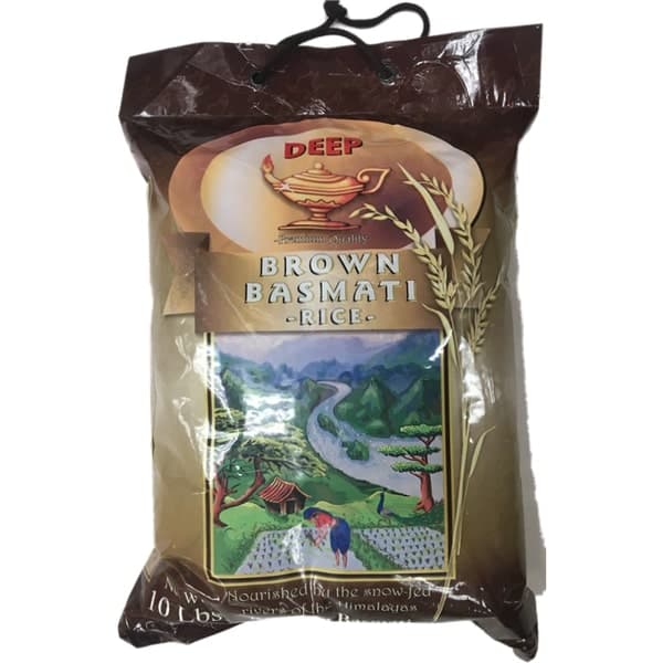 Brown Basmati Rice - 10 lb - Deep